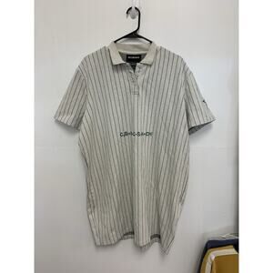 HAN KJOBENHAVN Small Stripe Polo Dress Tee Knit Small